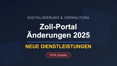 Änderungen im Zoll-Portal ab Januar 2025