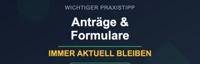 Aktuelle Formulare für Anträge beim Hauptzollamt