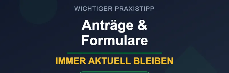 Aktuelle Formulare für Anträge beim Hauptzollamt