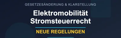 Stromzähler für Elektromobilität im Stromsteuerrecht