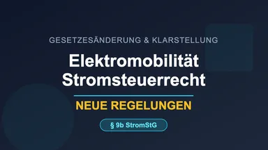 Stromzähler für Elektromobilität im Stromsteuerrecht