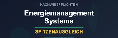 ISO 50001 Energiemanagementsystem für Spitzenausgleich