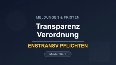 Transparenzverordnung EnSTransV für Energiesteuer-Erklärungspflicht