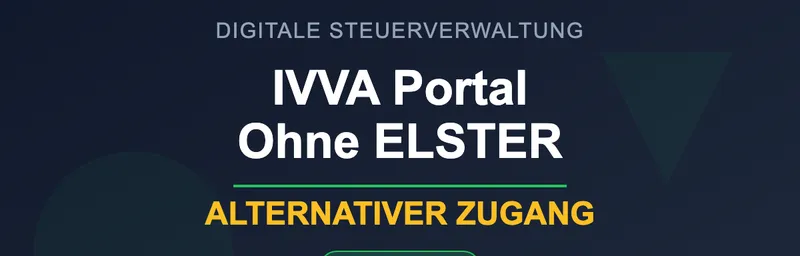 IVVA-Portal nutzen ohne ELSTER-Zugang für Energiesteueranträge