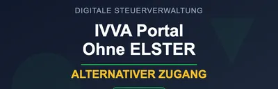 IVVA-Portal nutzen ohne ELSTER-Zugang für Energiesteueranträge