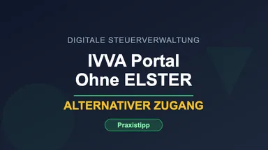 IVVA-Portal nutzen ohne ELSTER-Zugang für Energiesteueranträge