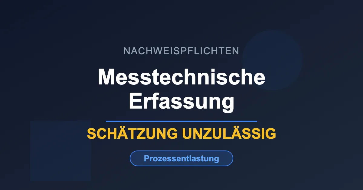 Messtechnische Erfassung von Energieverbräuchen für Prozessentlastung