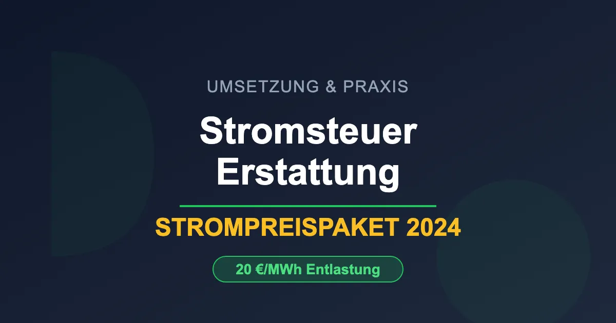 Strompreispaket 2024 für produzierende Unternehmen