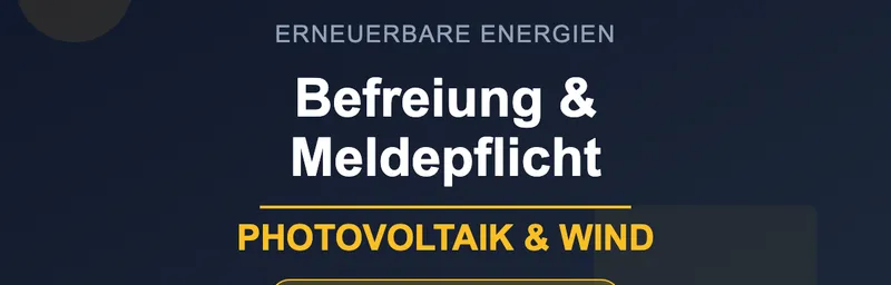 Stromsteuerbefreiung für Photovoltaik und Windkraft